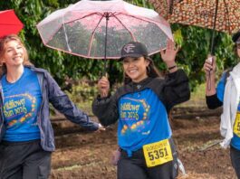 Athletes brave the rain for annual Wildflower Run