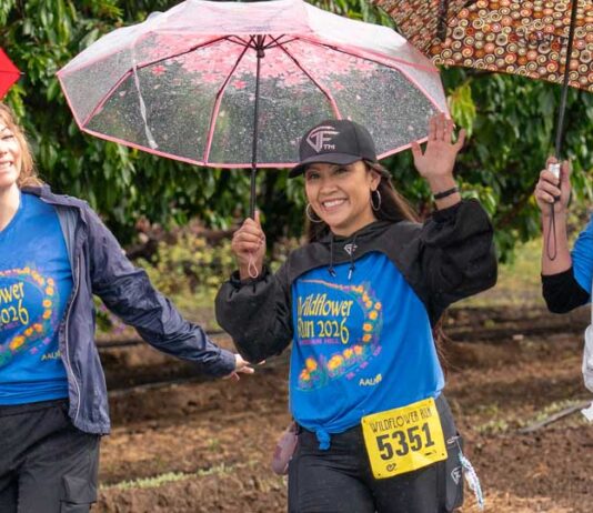 Athletes brave the rain for annual Wildflower Run