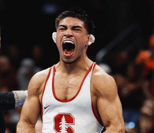 Sobrato alum Aden Valencia wins NCAA wrestling championship