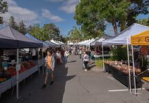 Farmers market moves across railroad tracks