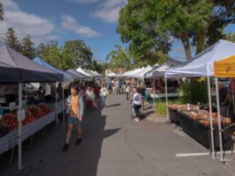 Farmers market moves across railroad tracks