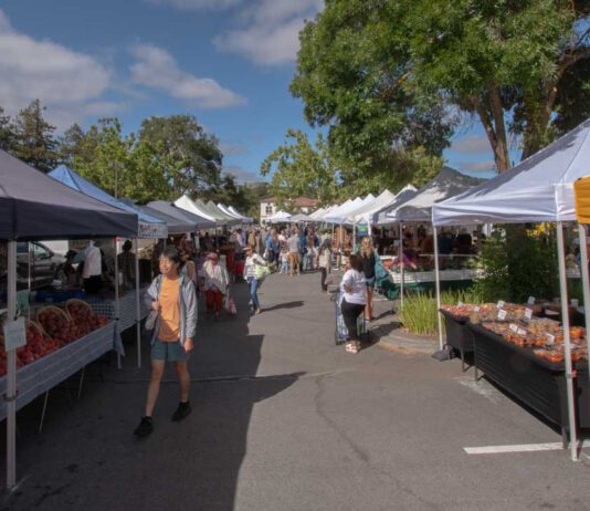 Farmers market moves across railroad tracks