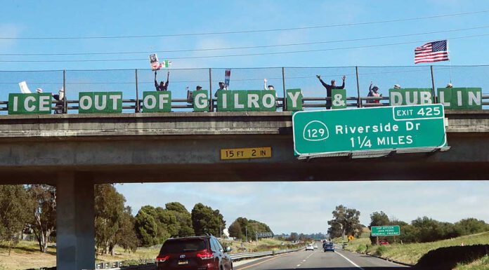 Central Coast communities protest against detention center in Gilroy