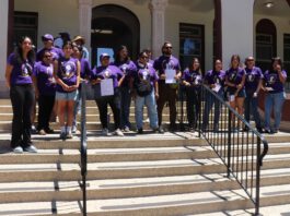 Rebekah Children’s Services staff picket layoffs as leadership salaries rise