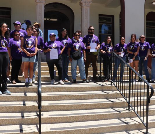 Rebekah Children’s Services staff picket layoffs as leadership salaries rise