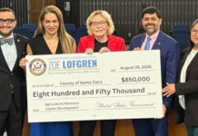Lofgren delivers $850k check to establish ag resource center in Gilroy