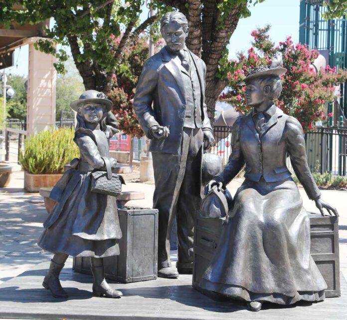 Depot Street statue