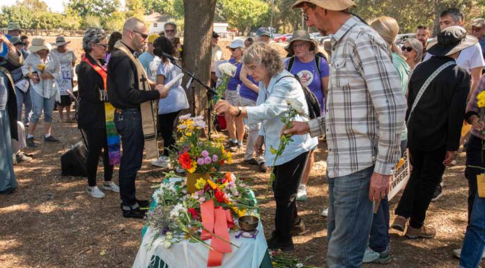 Clergy, community begin monthly vigil at proposed Gilroy ICE site