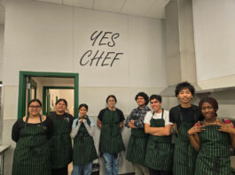 Businesses, district celebrate new kitchen classroom at Live Oak
